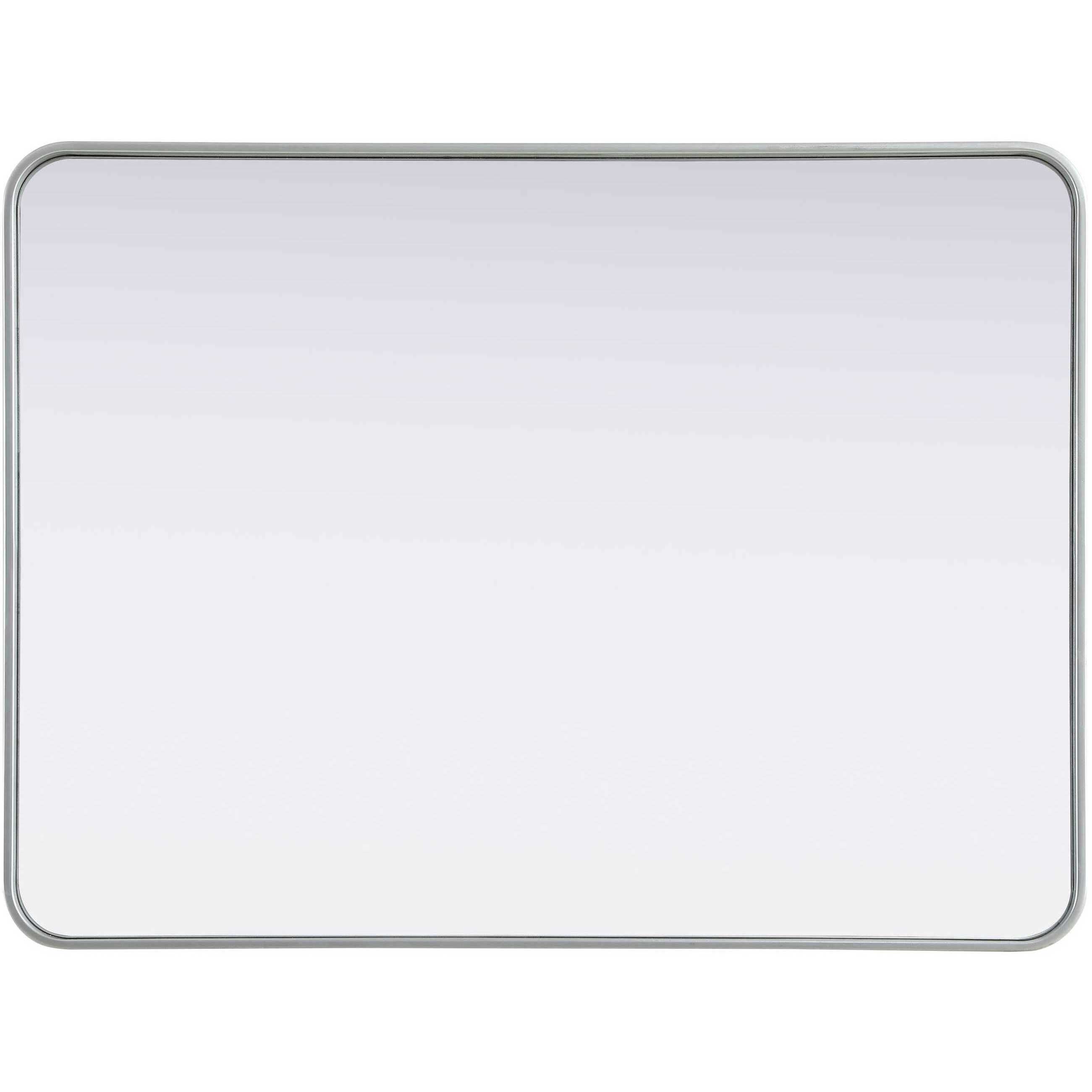 Remy 40 X 30 inch Silver Mirror
