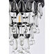 Nordic 1 Light 9 inch Black Flush Mount Ceiling Light