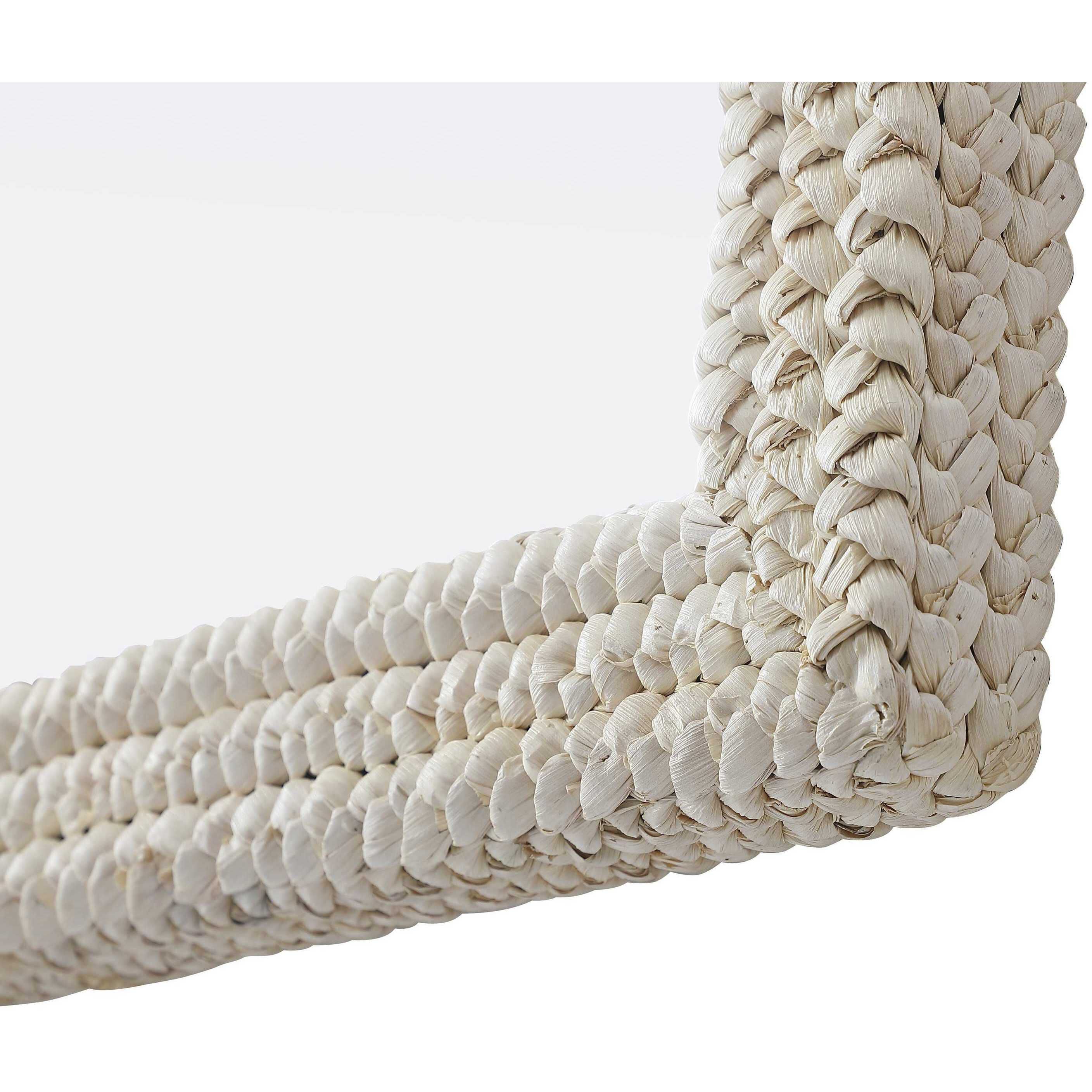 Marlowe 40 X 40 inch Linen White Mirror