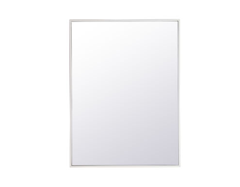 Monet 32 X 24 inch White Wall Mirror