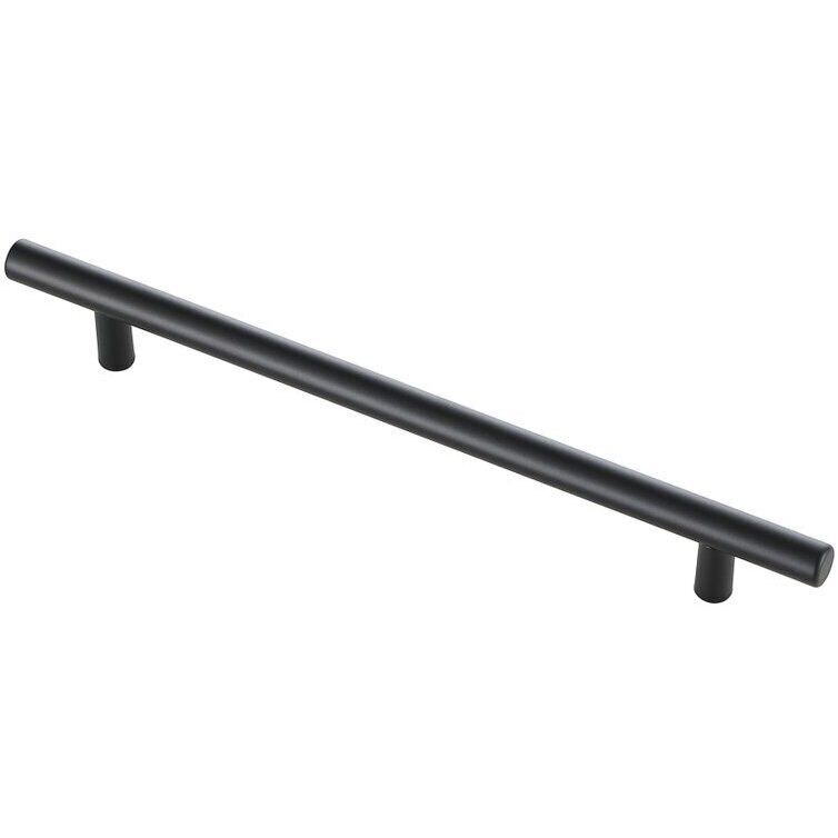 Quinn Matte Black Hardware Drawer Pull in 7-9/16in Center to Center Bar, Set of 10