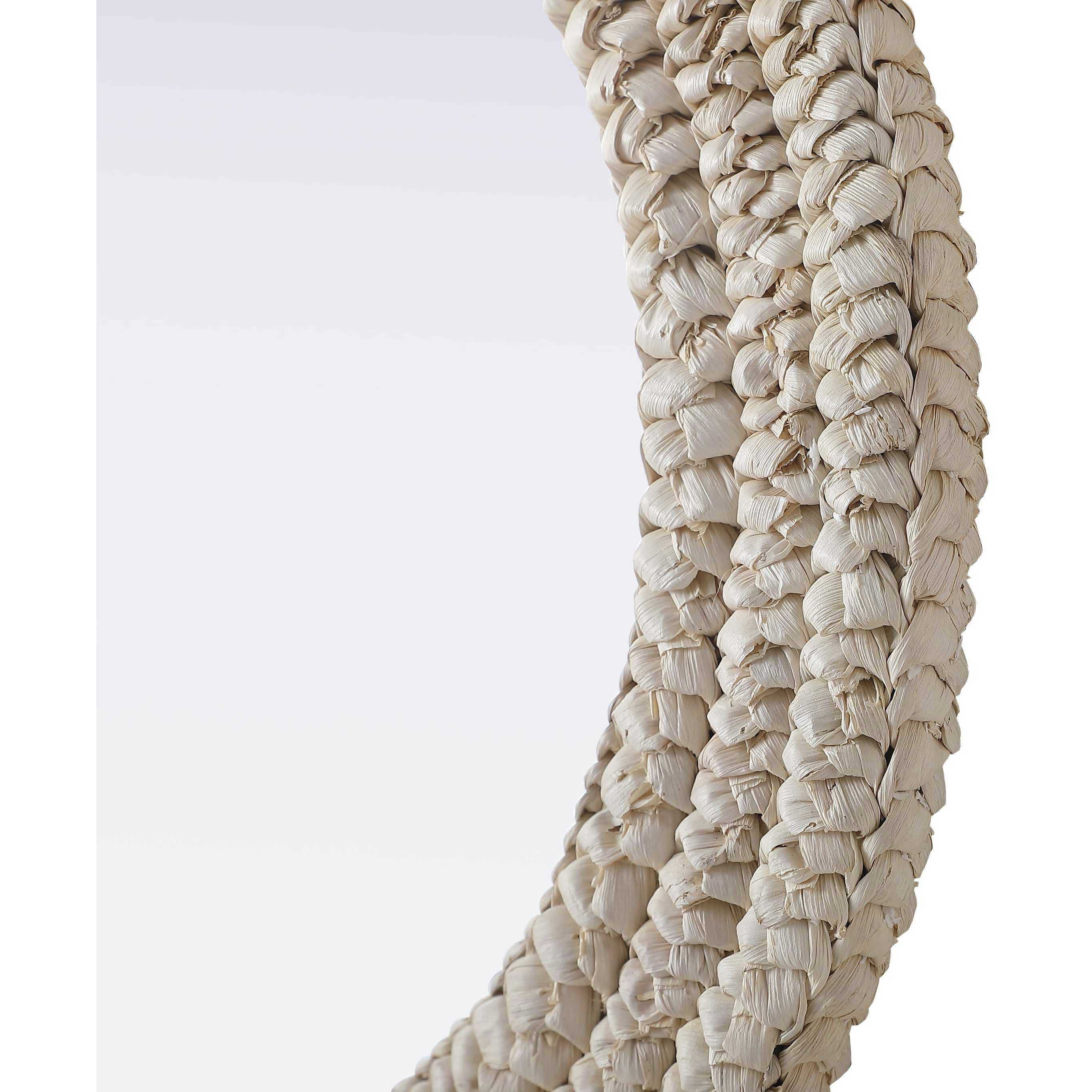 Marlowe 36 X 27 inch Linen White Mirror