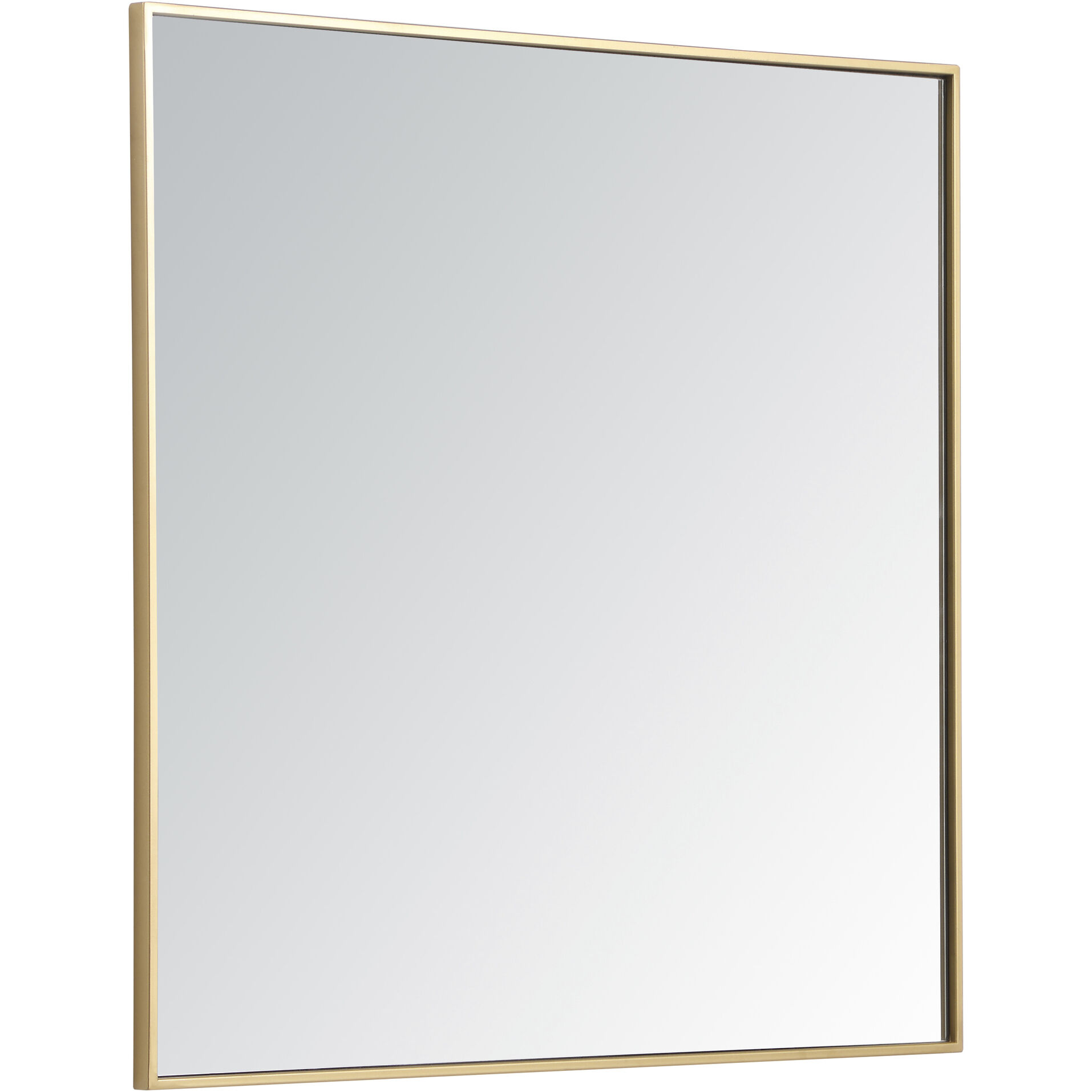 Monet 36 X 36 inch Brass Wall Mirror