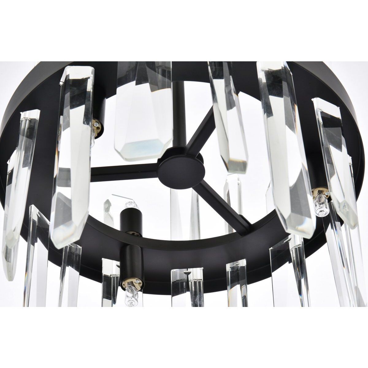 Serena 6 Light 12 inch Black Pendant Ceiling Light