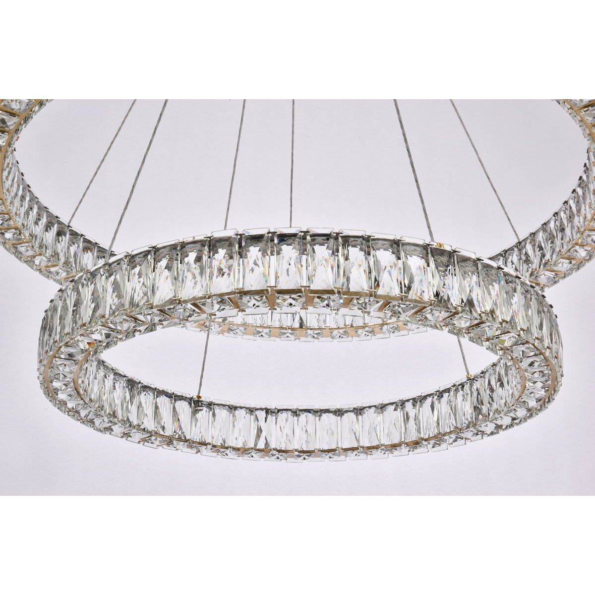 Monroe 2 Light 36 inch Gold Chandelier Ceiling Light