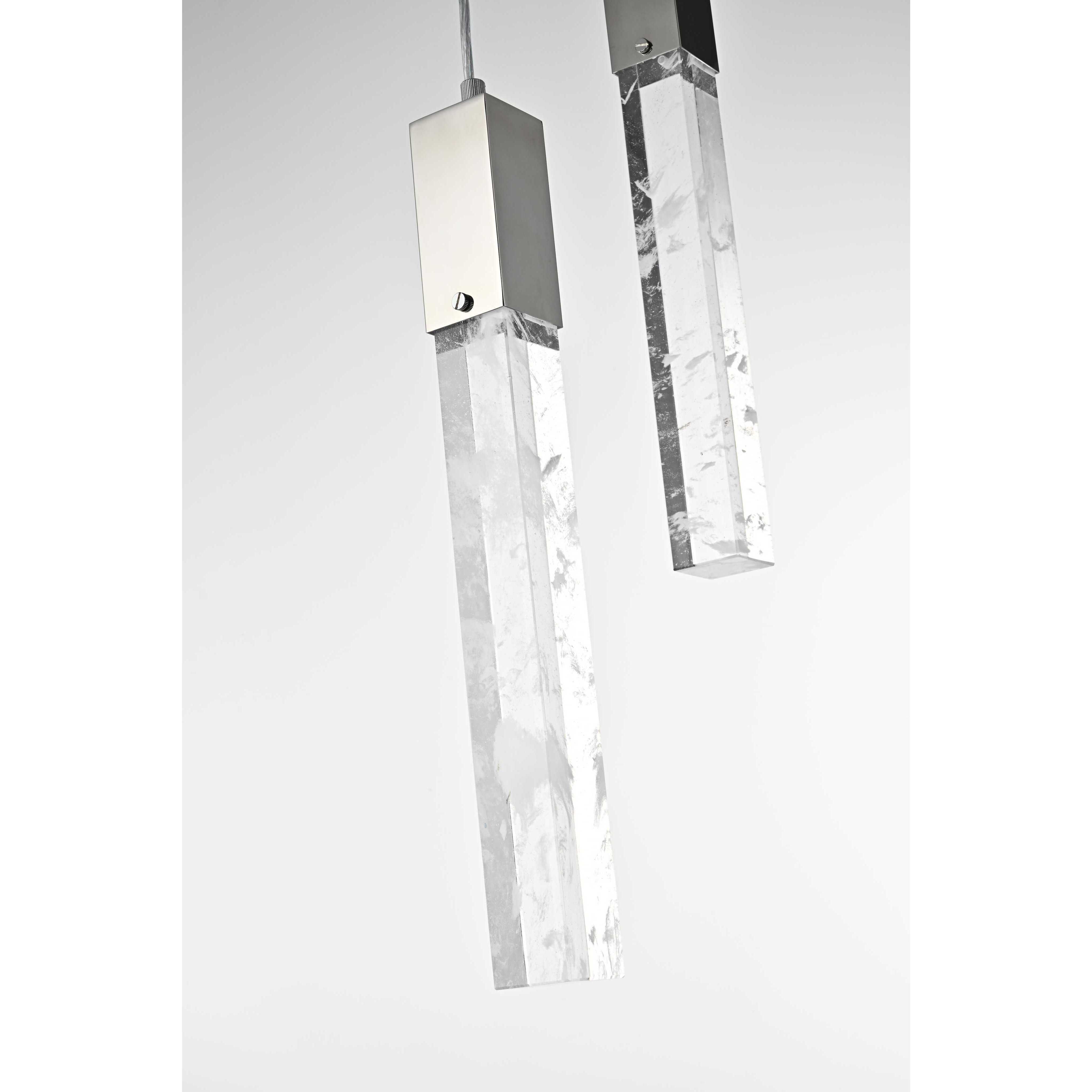 Aurora 25 Light 36 inch Chrome Chandelier Ceiling Light