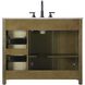 Alina 42 X 34 inch Hazel Oak Bathroom Vanity Cabinet