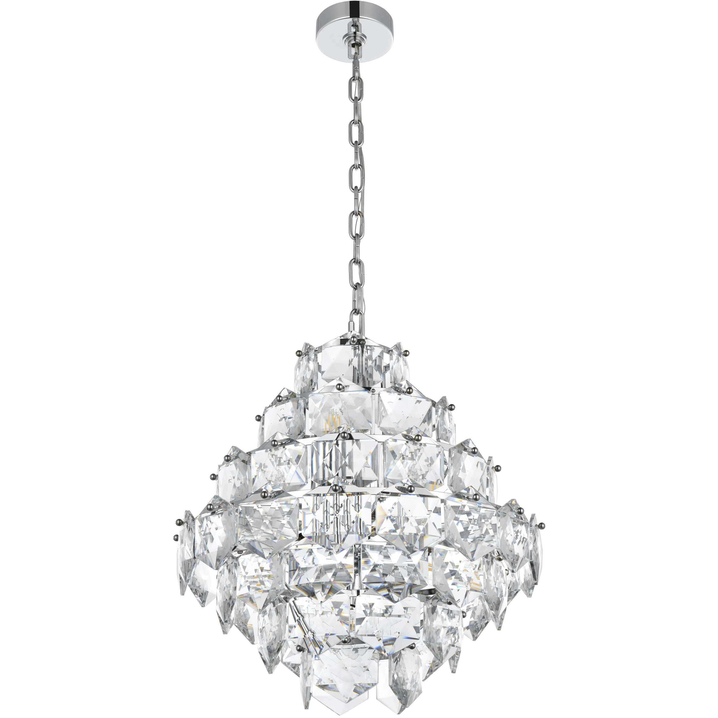Adaline 11 Light 20 inch Chrome Chandelier Ceiling Light