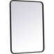Evermore 32 X 24 inch Black Mirror