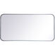 Evermore 36 X 18 inch Silver Mirror