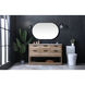 Larkin 54 X 22 X 34 inch Natural Oak Vanity Sink Set