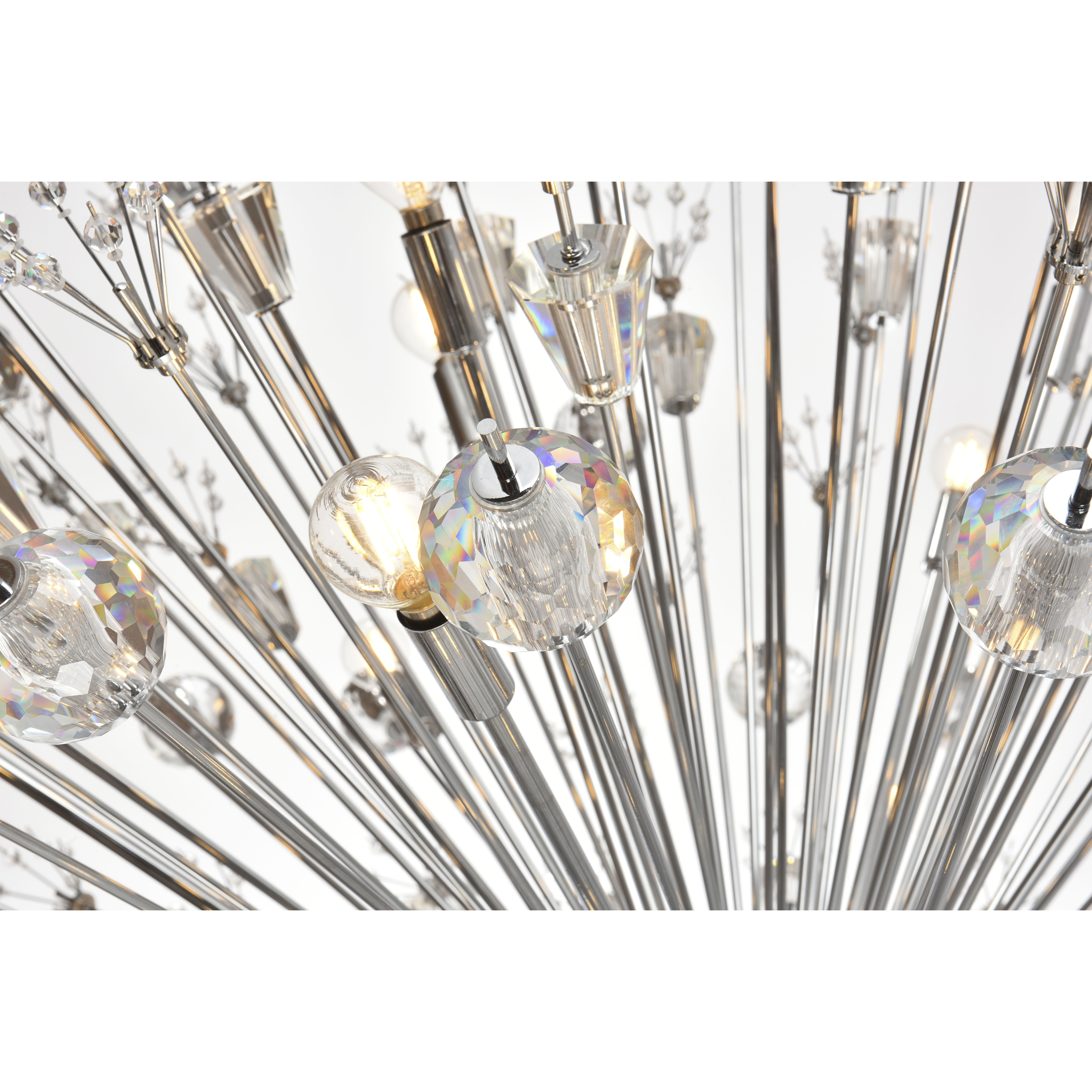 Vera 34 Light 50 inch Chrome Pendant Ceiling Light