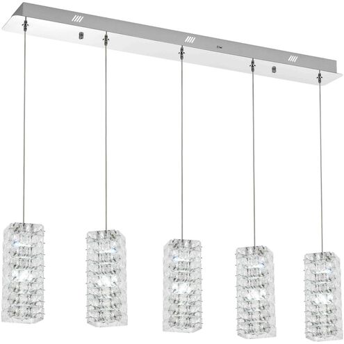 Aston 5 Light 5 inch Chrome Pendant Ceiling Light