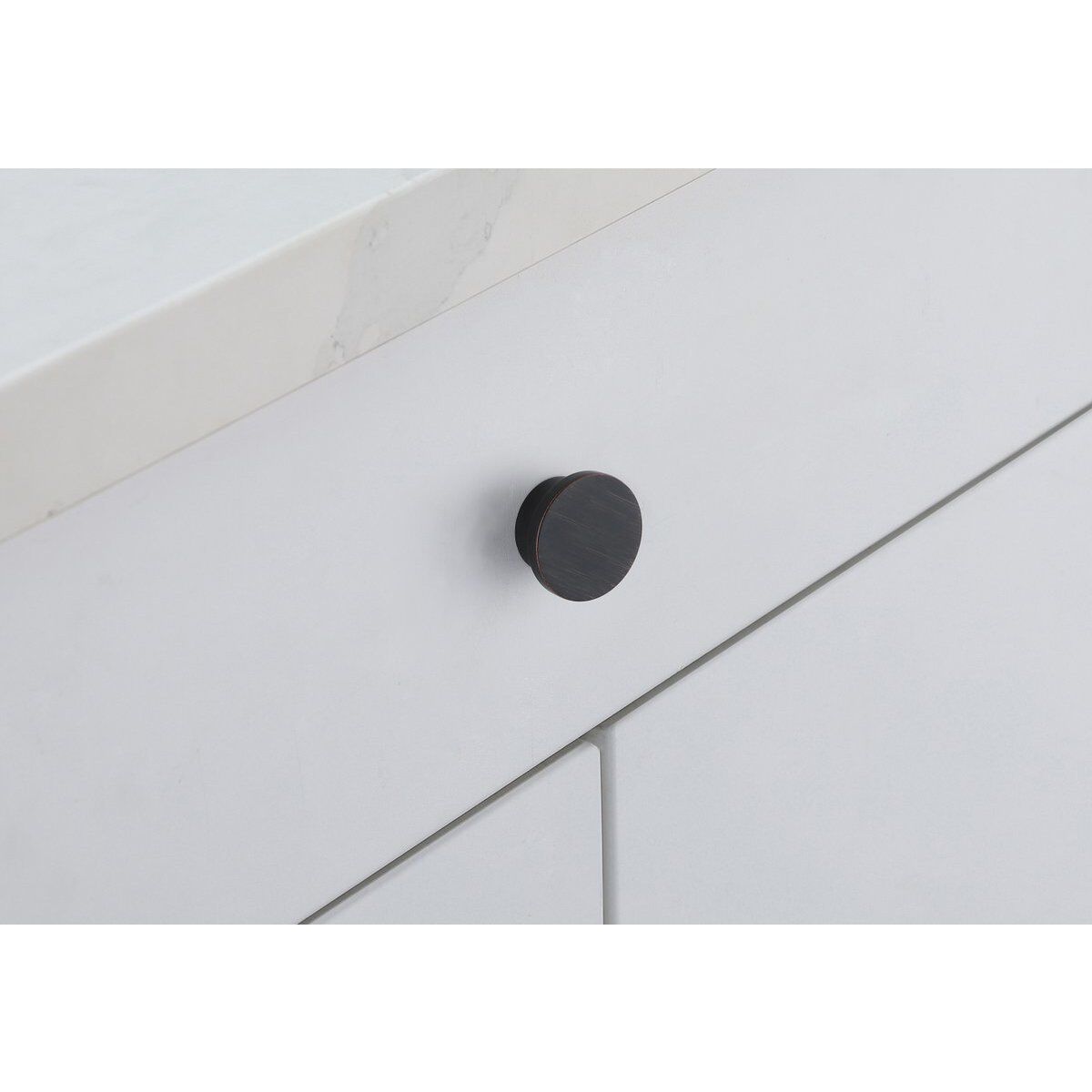 Trovon Oil-Rubbed Bronze Hardware Cabinet Knob, Set of 10