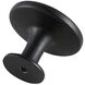 Logyn Matte Black Hardware Cabinet Knob, Set of 10