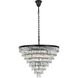 Josephine 29 Light 36 inch Black Chandelier Ceiling Light