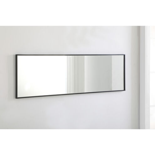 Monet 60 X 18 inch Black Wall Mirror
