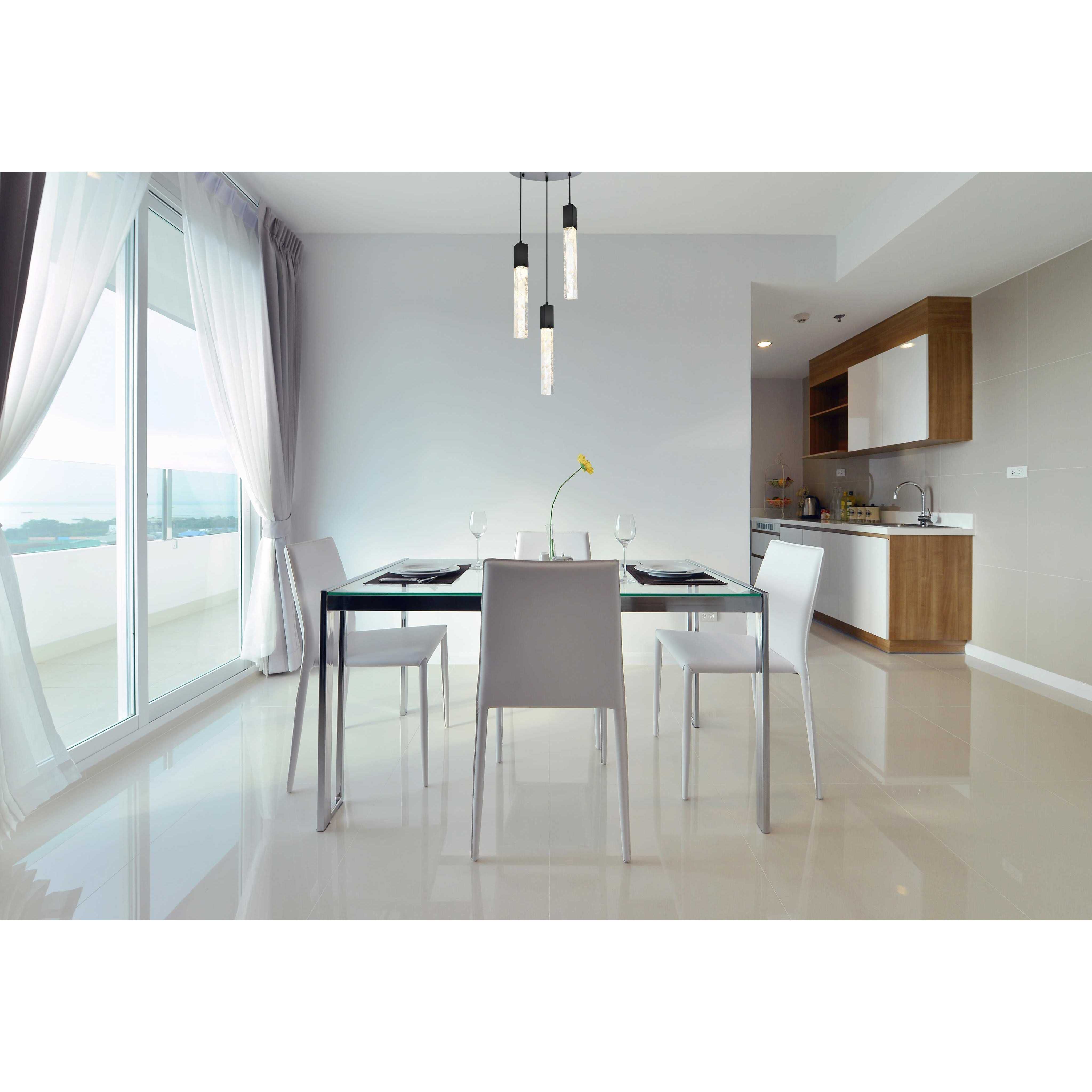 Aurora 3 Light 16 inch Chrome Chandelier Ceiling Light