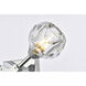 Zayne 2 Light 15 inch Chrome Wall Sconce Wall Light