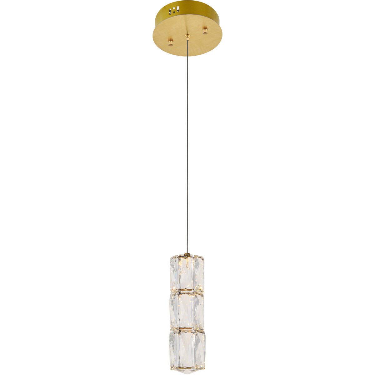 Polaris LED 6 inch Gold Pendant Ceiling Light