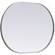 Asha 36 X 27 inch Silver Mirror in 27 x 36