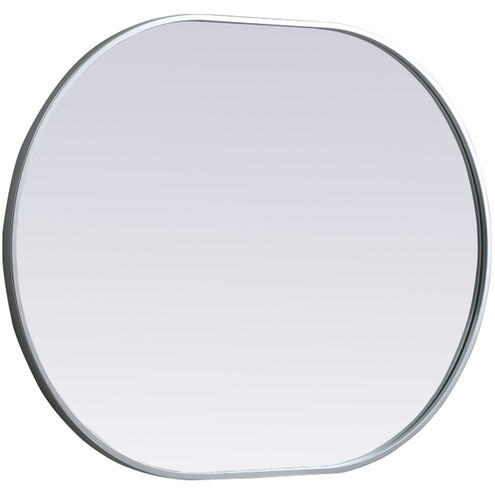 Asha 36 X 27 inch Silver Mirror in 27 x 36