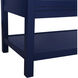 Metropolis 42 X 22 X 34 inch Blue Vanity Sink Set