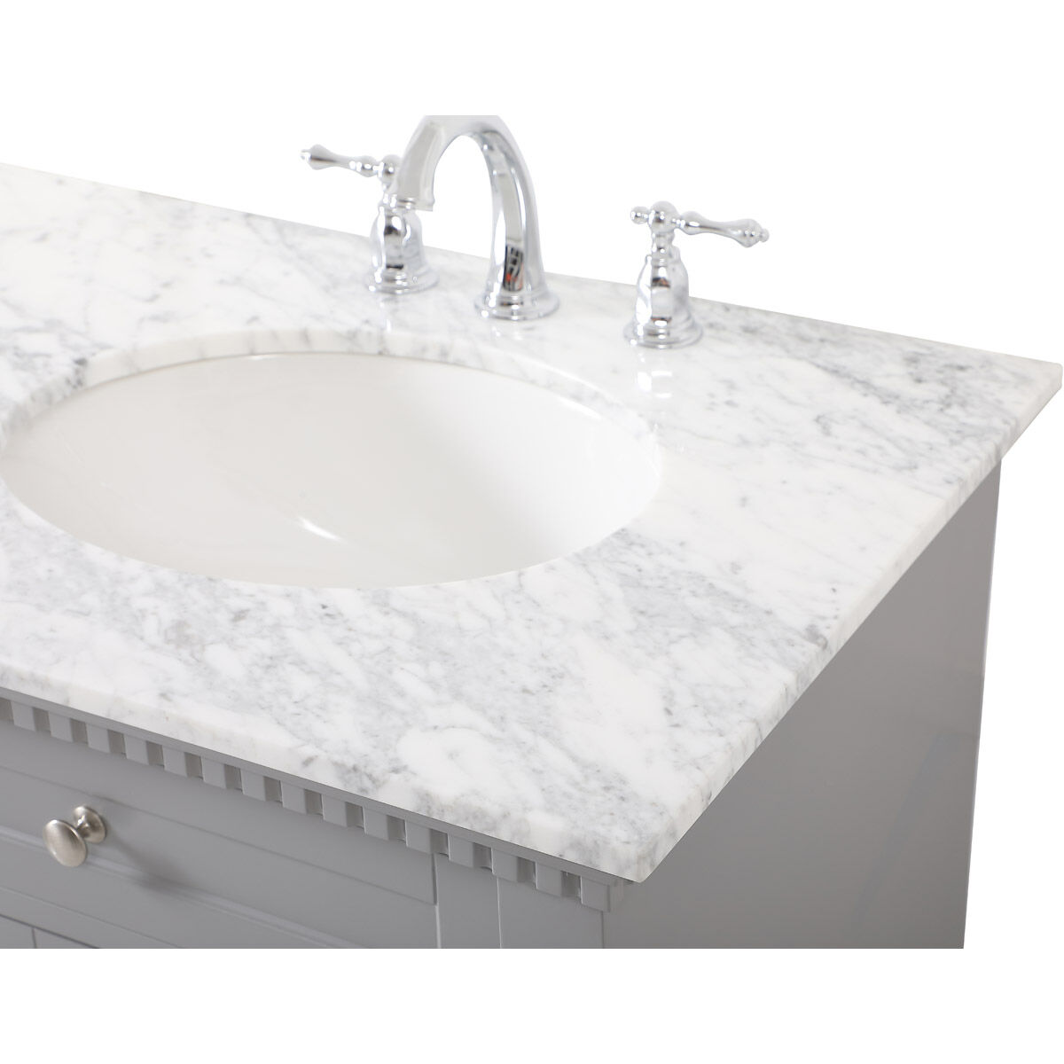 Clarence 60 X 22 X 35 inch Grey Vanity Sink Set