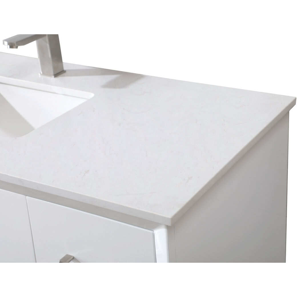 Hayes 84 X 22 X 35 inch White Vanity Sink Set