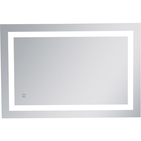 Helios 36 X 24 inch Silver Lighted Wall Mirror