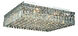 Maxime 12 Light 20 inch Chrome Flush Mount Ceiling Light in Royal Cut