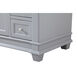 Wesley 48 X 22 X 35 inch Grey Vanity Sink Set