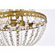 Valeria 5 Light 14 inch Brass Pendant Ceiling Light