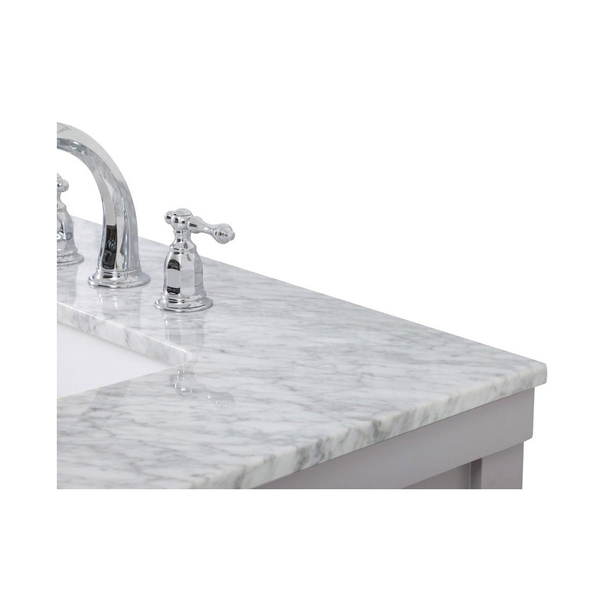 Clement 60 X 22 X 34 inch Grey Bathroom Vanity Cabinet