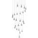 Amherst 25 Light 42 inch Chrome Chandelier Ceiling Light
