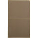 Monet 60 X 36 inch Brass Wall Mirror