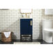 Eugene 19 X 18 X 33.5 inch Blue Vanity Sink Set
