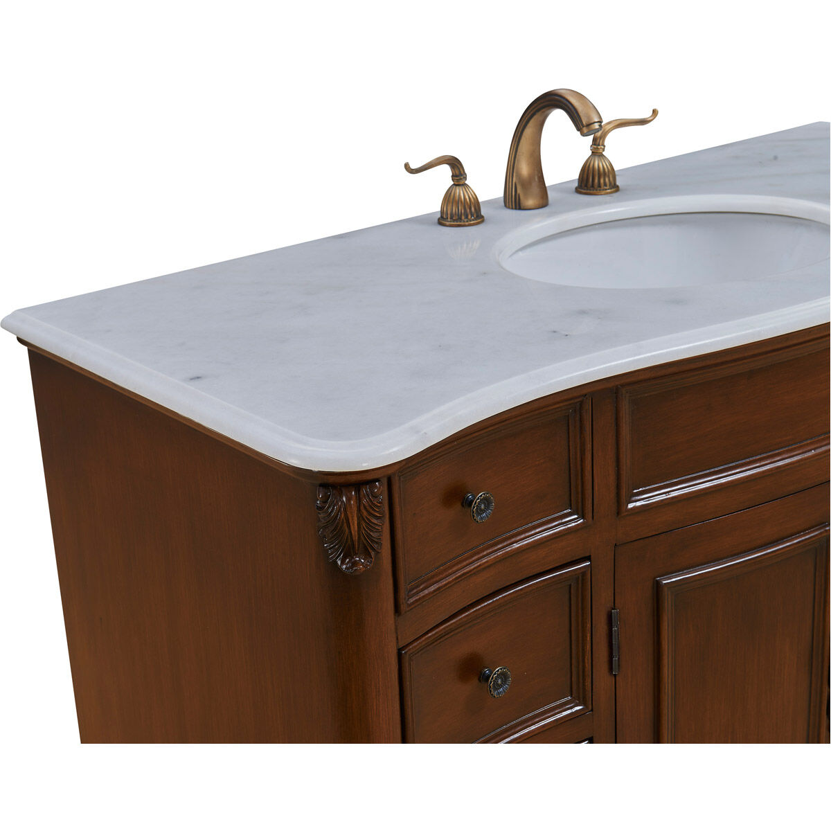 Windsor 48 X 35 inch Teak Vanity Set