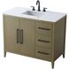 Millie 42 X 35 inch Chestnut Brown Bathroom Vanity Cabinet