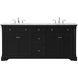 Clarence 72 X 22 X 35 inch Black Vanity Sink Set