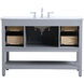 Metropolis 48 X 22 X 34 inch Grey Vanity Sink Set