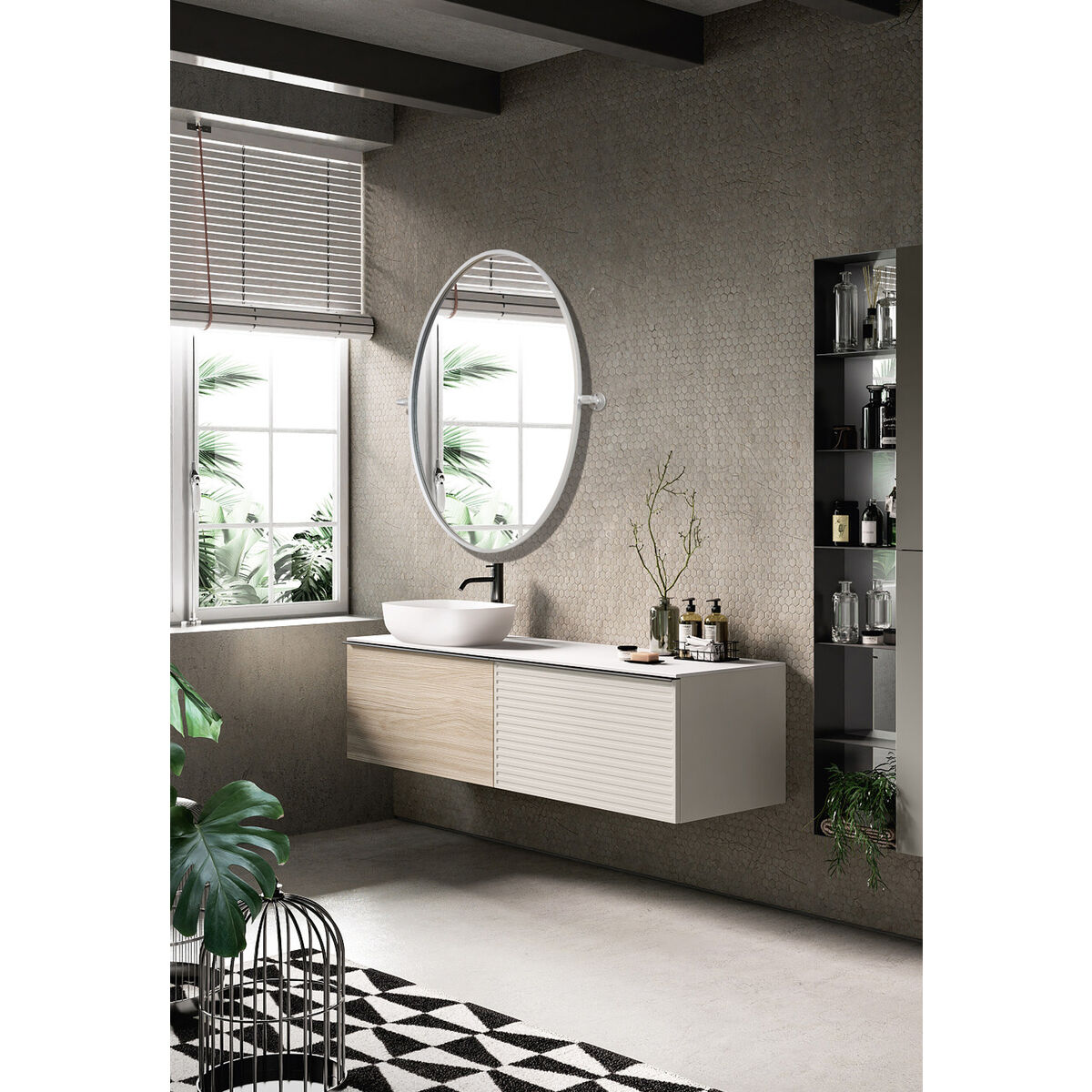 Everly 32 X 21 inch Silver Mirror