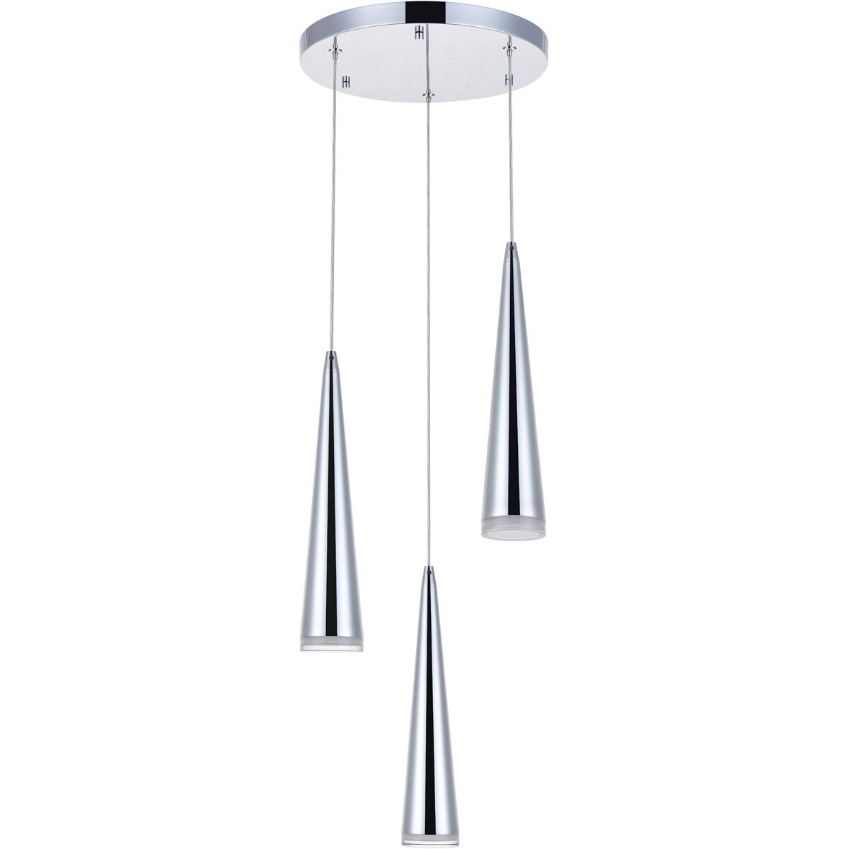 Fantasia LED 11.8 inch Chrome Pendant Ceiling Light