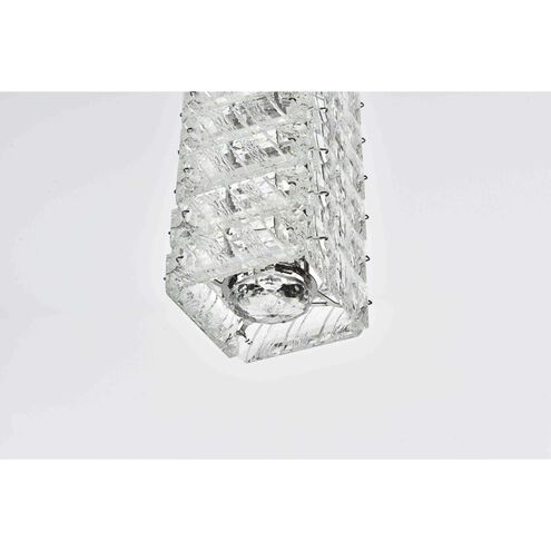 Aston 1 Light 6.5 inch Chrome Pendant Ceiling Light