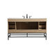 Eugene 60 X 22 X 33.5 inch Mango Wood Vanity Sink Set