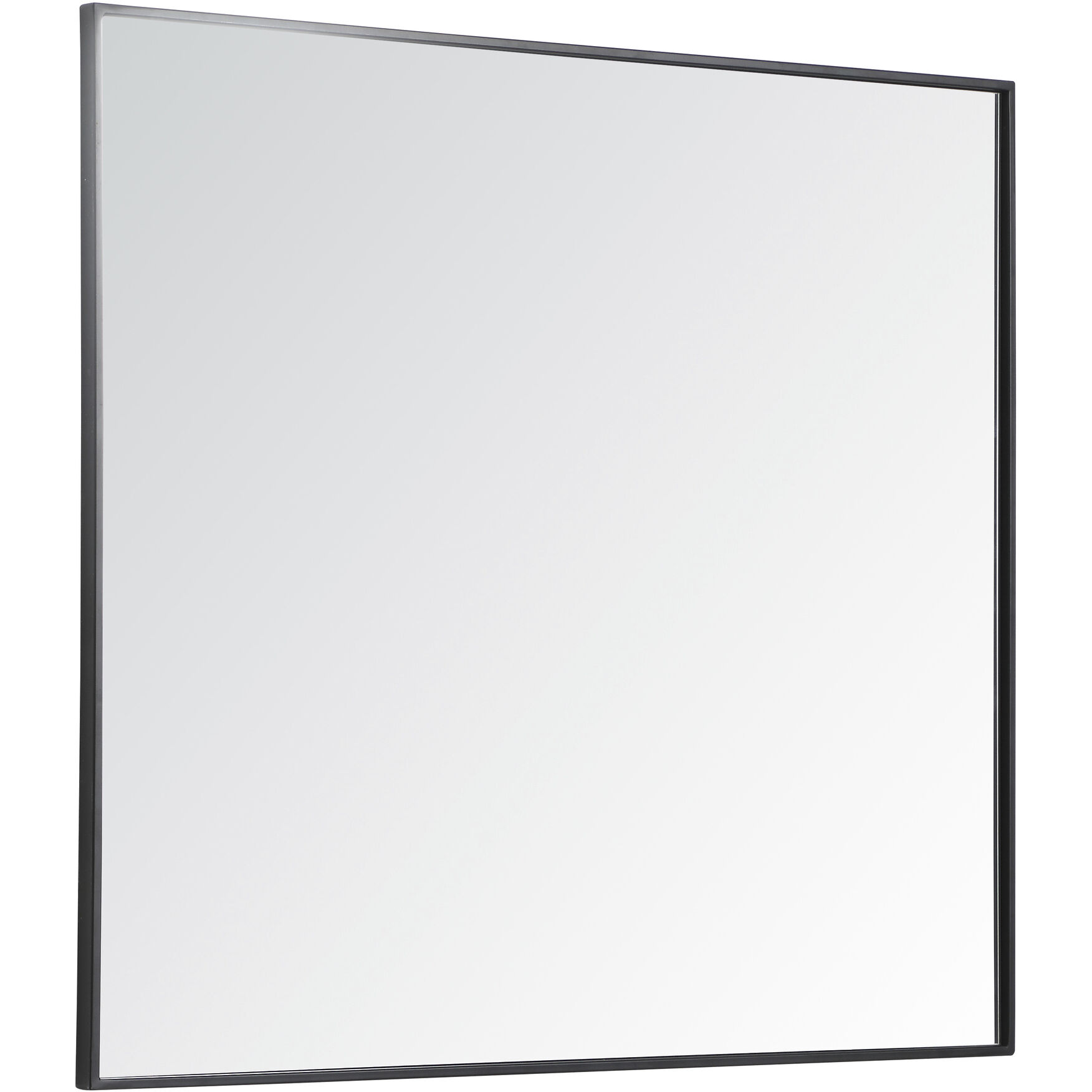 Monet 40 X 36 inch Black Wall Mirror