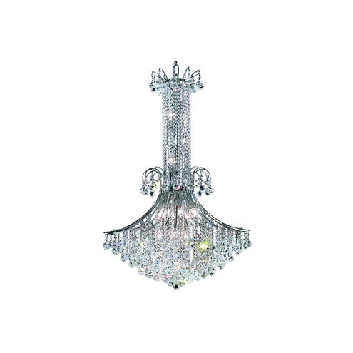 Toureg 16 Light 35 inch Chrome Foyer Ceiling Light in Royal Cut