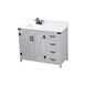 Grant 42 X 19 X 34 inch Grey Vanity Sink Set