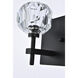 Graham 2 Light 11 inch Black Wall Sconce Wall Light