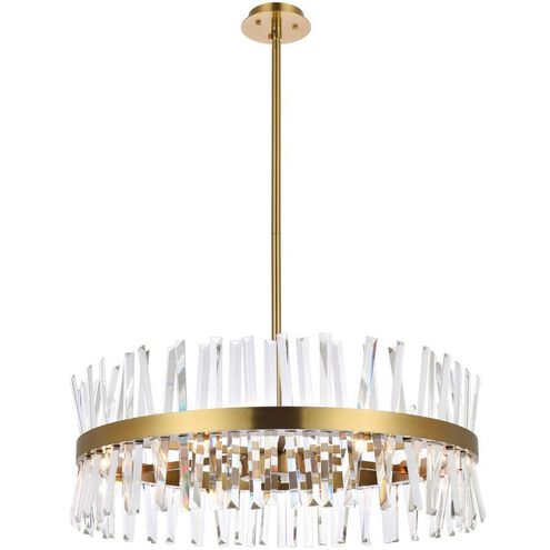 Serephina 16 Light 32 inch Satin Gold Chandelier Ceiling Light